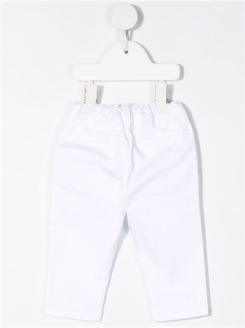 Pantalone bianco baby con tasche a filo EMPORIO ARMANI KIDS | 3LHP051NJTZ0100
